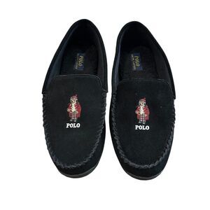Polo Ralph Lauren Brenan Polo Bear Moccasin Slippers Men's Size 9